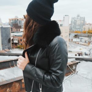 Samantha sipos leather jacket sale
